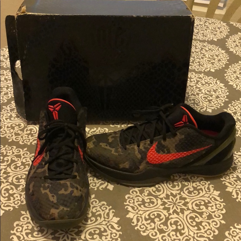 Camouflage Nike Zoom Kobe 6 - Size 9